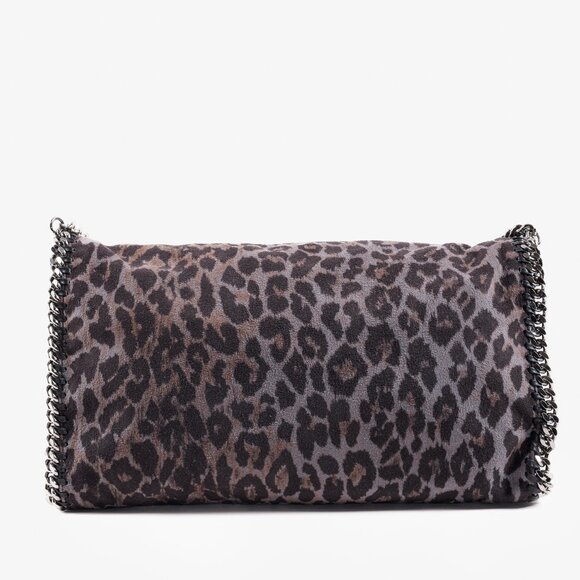 Stella McCartney Falabella Leopard-Print Flap Shoulder Bag - Picture 4 of 13